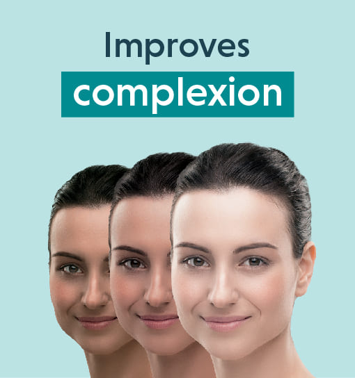 Improves complexion