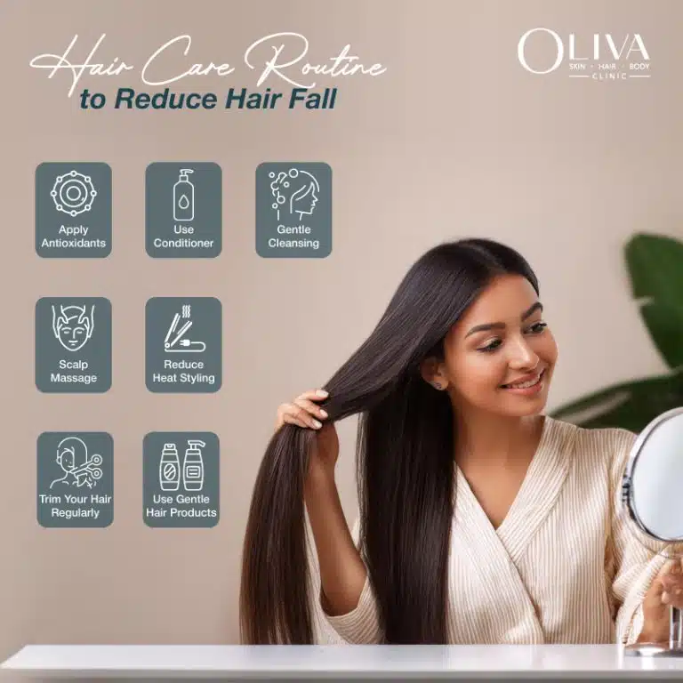 hair care routine to reduce hair fall